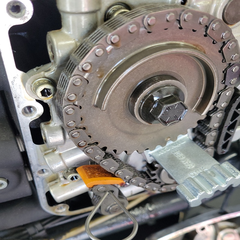 Cam Chain Tensioner warn, not good,  needing replaced...